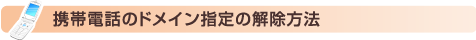 �g�ѓd�b�̃h���C���w��̉������@
